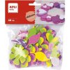 Apli Penovka samolepiace Kvetiny glitter 48 ks