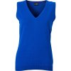 James & Nicholson Vesta JN 656 s výstřihem do V, svetrová, dámská COT02065605001-royal S Modrá královská