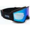 Lyžiarske okuliare UVEX Blast CV black matt/mirror blue