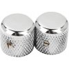 Fender Pure Vintage '52 Telecaster Knurled Knobs, Chrome