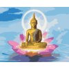 Diamantové maľovanie Diamondi - BUDDHA V LOTOSE, 40x50 cm, bez rámu a bez vypnutia plátna (605850A)