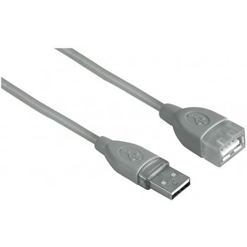 Hama 45027 USB typ A-A, predlžovací, 1,8m, šedý