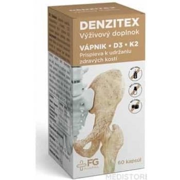 DENZITEX vápnik + D3 + K2 60 kapsúl