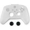 Spartan Gear Controller Silicon Skin Cover and Thumb Grips - White XONE, XSX