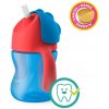 Philips AVENT Hrnček 200 ml Bendy s ohybnou slamkou chlapec+darček PETITE&MARS Miska 6m+