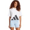 Dámske tričko s krátkym rukávom ADIDAS-W BL SJ BF T WHITE/BLACK Biela M 25/26