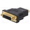 Adaptér DVI-D (18+1) zásuvka,HDMI vidlice černá