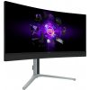 Lorgar 34MP1, herný monitor 34´´, LCD 3440x1440, 1 000 000:1, 1ms, 1000cd, HDMI, DP, USB-C(90W), reproduktory, šedý