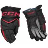 CCM Jetspeed FT8 JR juniorské rukavice - červená-bílá, Junior, 11