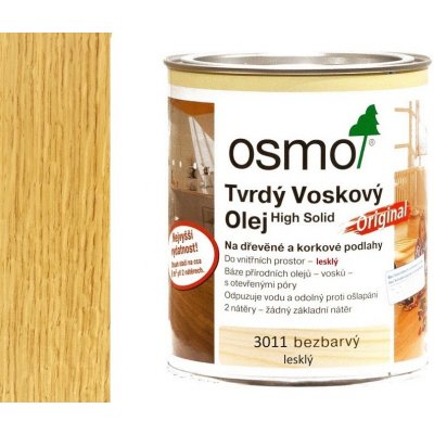 Osmo Tvrdy Voskovy Olej Original 3011 Bezfarebny Leskly 0 375l Heureka Sk