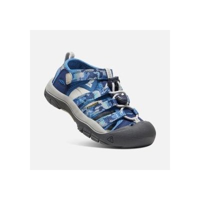 KEEN Newport H2 K camo/bright cobalt US 12 / EU 30,0 / UK 11 / 18,5 cm; Modrá sandály