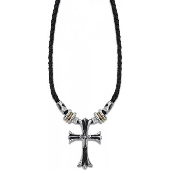 Lotus Style Pánsky kožený náhrdelník s krížom LS2074-1/2 od 45,77 € -  Heureka.sk