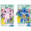 Clementoni Disney Baby Stitch Angel plyšová hračka s hrkálkou a hryzátkom