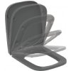 Ideal Standard i.Life B - WC doska wrapover, SoftClose, lesklá sivá T468358