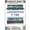 Papierový model - Dieselová lokomotíva T742 / T466.2
