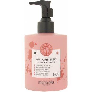 Maria Nila Colour Refresh Autumn Red 6.60 maska s farebnými pigmentami 300 ml