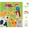 Djeco Drevené magnetky Farma a zvieratká