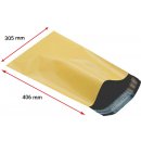 Žlté LDPE obálky veľ. "XL" 305x406mm (60my) *1ks