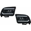 KITT LED Headlights suitable for Ford Mustang V Pre-Facelift (2005-2009) Black Dynamic Sequential Turning Lights