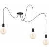 Belis | Luster na lanku MIROS 3xE27/60W/230V pavúk čierna | BE0745