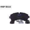 Sada brzdových platničiek kotúčovej brzdy SKF VKBP 80115