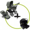 Bugaboo Fox 5 complete BLACK/FOREST GREEN-FOREST GREEN + Bugaboo Turtle Air by Nuna
