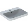 GEBERIT - VariForm Umývadlo zápustné, 55x45 cm, s prepadom, otvor na batériu, biela 500.740.01.2