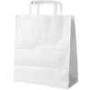 Wimex Papierová taška biela 26+14 x 32 cm, 50 ks