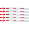 Yato Yato Pílový list do priamočiarej píly 130 mm UNI TPI10-5 5 ks Bi-Metal YT-3417