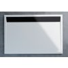 SanSwiss WIA 90 140 06 04 Sprchová vanička obdélníková 90×140 cm bílá, kryt černý, skládá se z WIA 90 140 04 a BWI 140 06 04 11997