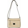 WENDY dámska crossbody koženková kabelka taupe