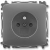 ABB, s.r.o. Tango - 6619A-A06357 S2 - Zásuvka jednonásobná, clonky; dymová šedá