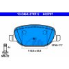 Sada brzdových platničiek, vždy 4 kusy v sade ATE 13.0460-2707.2 (13046027072)