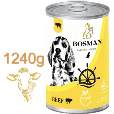 Bosman pre dospelých psov s hovädzím mäsom 1,24 kg