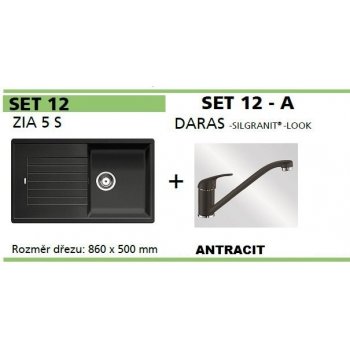 Set Blanco Zia 5 S + Daras