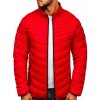 Červená pánska prešívaná zimná bunda Bolf 1137