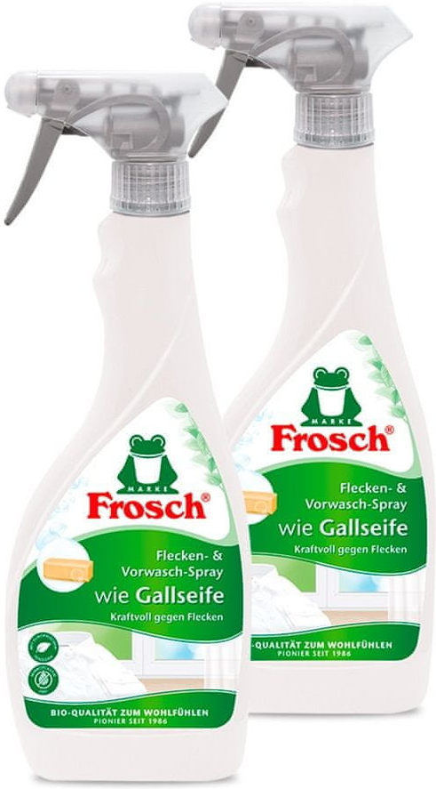 Frosch Eko sprej na škvrny ala "žlčové mydlo" 2x500 ml od 12,6 € -  Heureka.sk