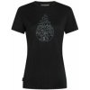 Icebreaker Merino 150 Tech Lite III SS Tee Hike Path Women čierna