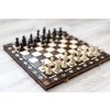 Drevený šach vyrezávaný