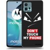 Picasee silikónový čierny obal pre Motorola Moto G72 - Evil Eye - Transparent