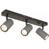 GLOBO 57911-3S ROBBY stropné bodové svietidlo/spot 3xGU10 šedá