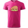 Kapybara a melón - Klasické pánske tričko vyššej gramáže - 3XL ( Purpurová )
