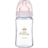 Canpol babies fľaša sa širokým hrdlom Royal Baby Pink 240 ml