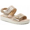 Geox detské sandále z ekologickej kože, zlaté veľkosť 24