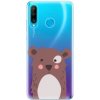 iSaprio Silikónové puzdro - Brown Bear pre Huawei P30 Lite