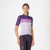 CASTELLI Cyklistický dres s krátkym rukávom - ELEGANTE - fialová/ružová/biela L