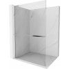 MEXEN/S - Kioto+ L Sprchová zástena WALK-IN s poličkou a držiakom uterákov 50 x 200 cm, transparent, chróm 800-050-123-01-00