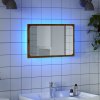 vidaXL Kúpeľňové zrkadlo s LED svetlom dub artisan 60x8,5x38 cm 856266
