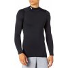 Pánske tričko Under Armour HeatGear Armour Comp Mock LS Black M