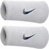 Nike Swoosh Double-Wide Wristbands - Biely